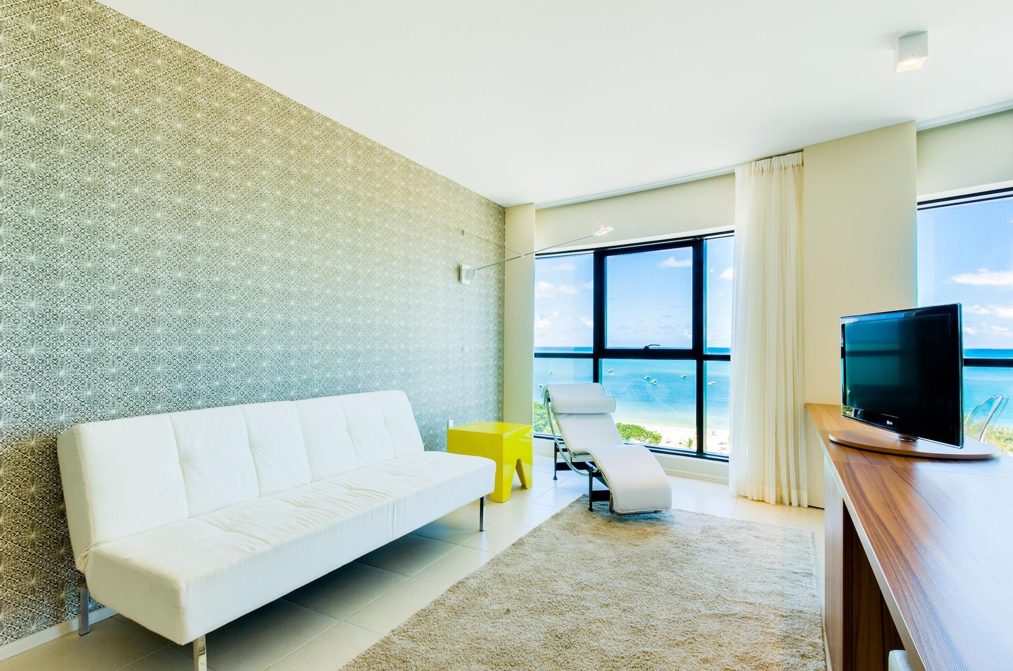 Meridiano Hotel Масейо Экстерьер фото A living room with a sofa bed
